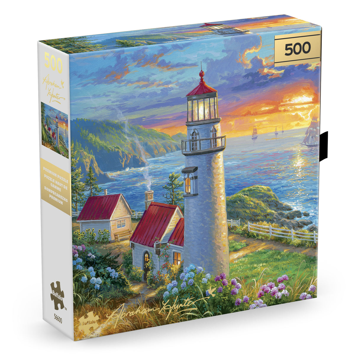 Gold Collection – Evening Watch 500 Piece Jigsaw Puzzle - Abraham Hunter