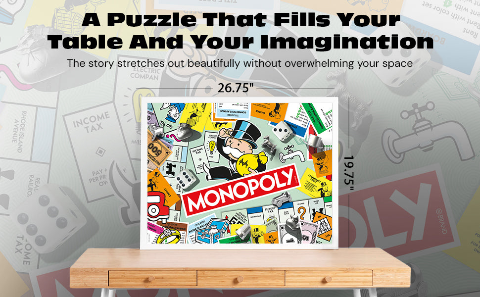 Monopoly Collage 1000 Piece Puzzle