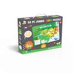 Little Buffalo State Puzzle 50-Piece North Carolina Jigsaw Puzzle - Kids Puzzles: Ages 4+