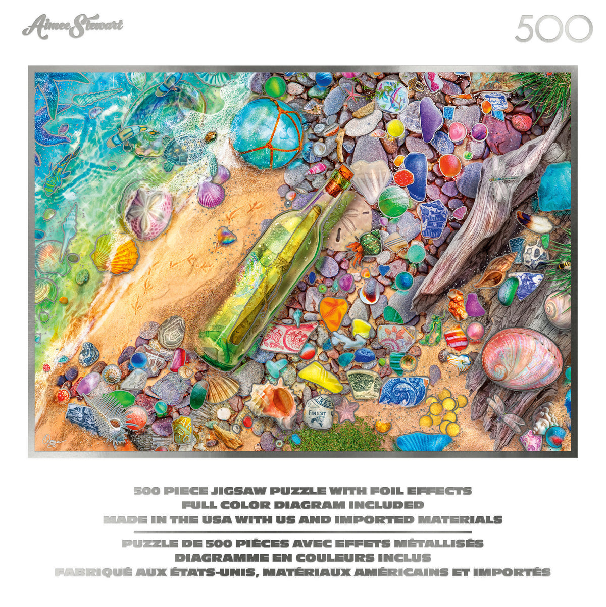 Silver Select - Aimee Stewart: Beachcomber's Bounty 500 Piece Puzzle