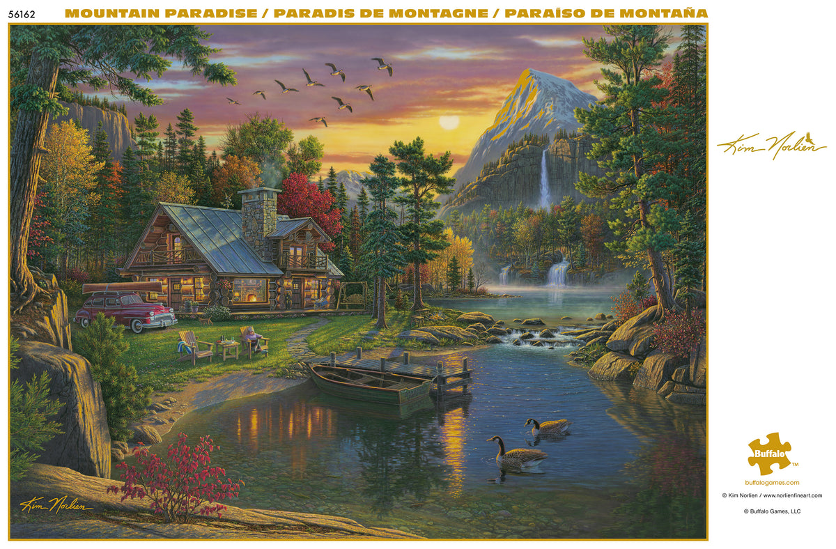 Gold Collection: Mountain Paradise 1000 Piece Puzzle
