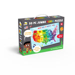 Little Buffalo Map of the USA Jigsaw Puzzle - Kids Puzzles: Ages 4+