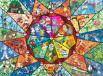 Pokemon Silver Select Stained Glass Starters 1000 Piece Puzzle