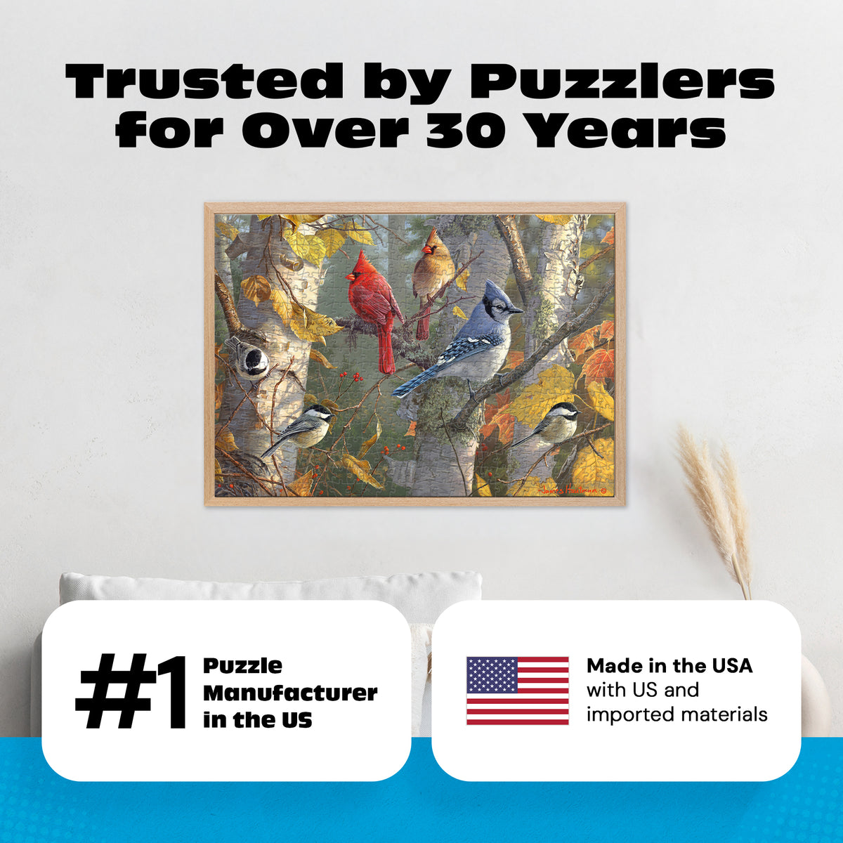 Hautman Brothers: Fall Birds 500 Piece Puzzle