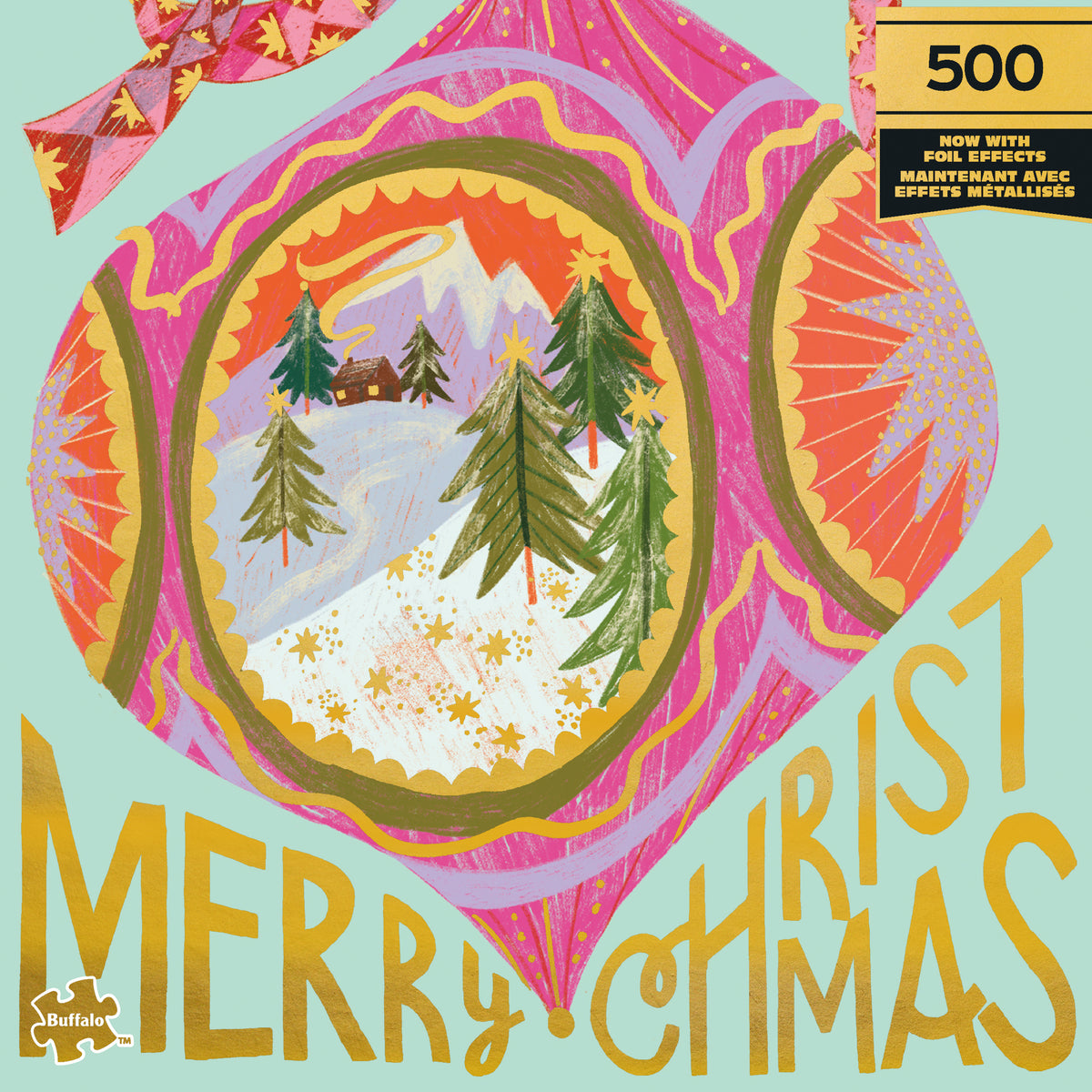 Gold Collection: Christmas Bauble 500 Piece Puzzle