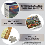 Ceaco Silver Select - Thomas Kinkade Harry Potter - Hagrid’s Hut - 1000 Piece Silver Select Jigsaw Puzzle