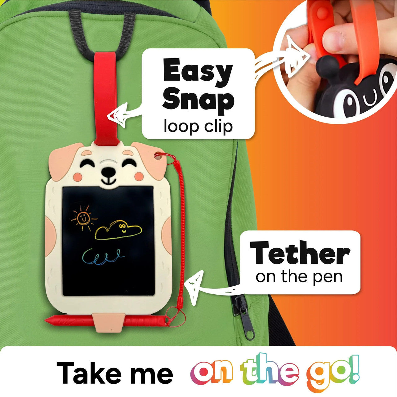 Scribble Pals Unicorn Portable Doodle Tablet for Children: Boogie Board™
