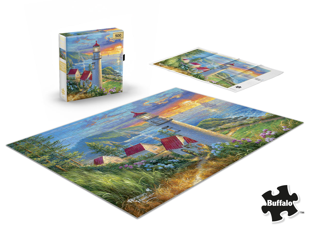 Gold Collection – Evening Watch 500 Piece Jigsaw Puzzle - Abraham Hunter