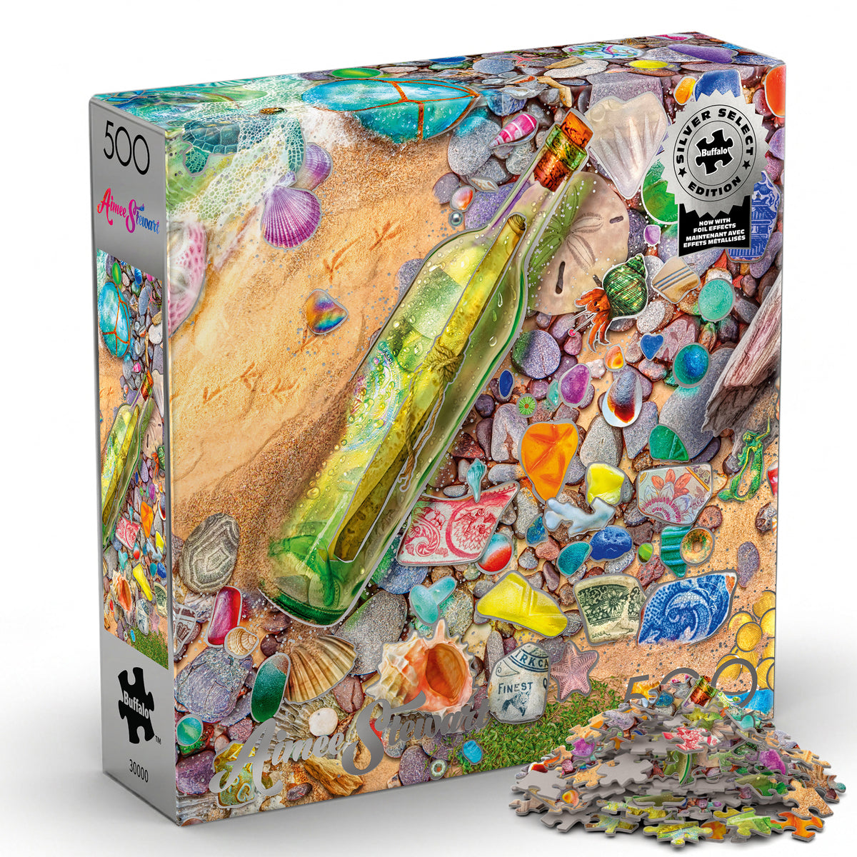 Silver Select - Aimee Stewart: Beachcomber's Bounty 500 Piece Puzzle
