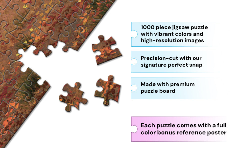 Abraham Hunter: Autumn Lights 1000 Piece Puzzle