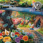 Thomas Kinkade Disney Silver Select: Alice in Wonderland 500 Piece Puzzle