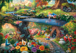 Thomas Kinkade Disney Silver Select: Alice in Wonderland 500 Piece Puzzle