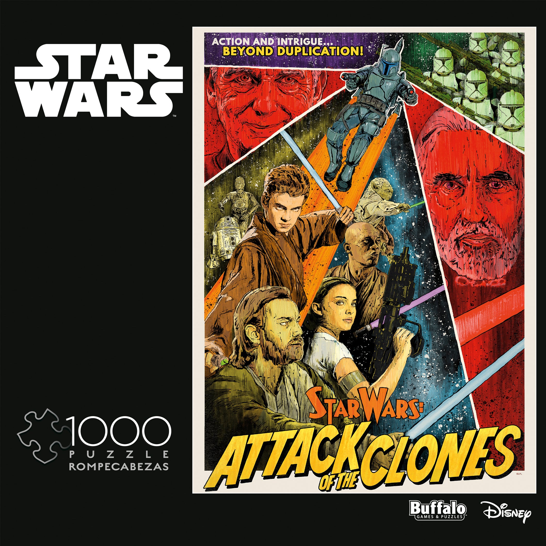 Star Wars™ Attack of the Clones - 1000 Piece Jigsaw Puzzle