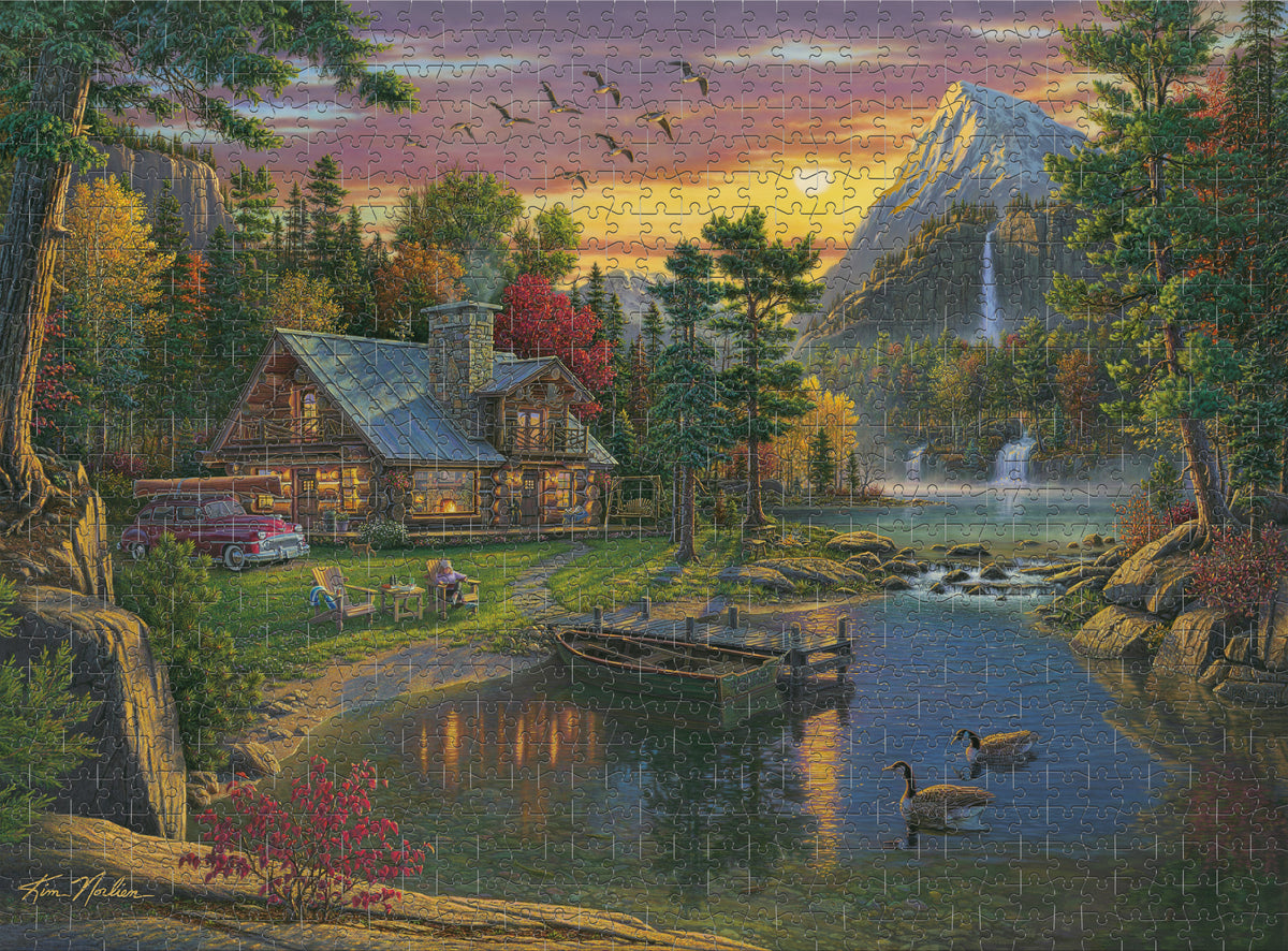 Gold Collection: Mountain Paradise 1000 Piece Puzzle