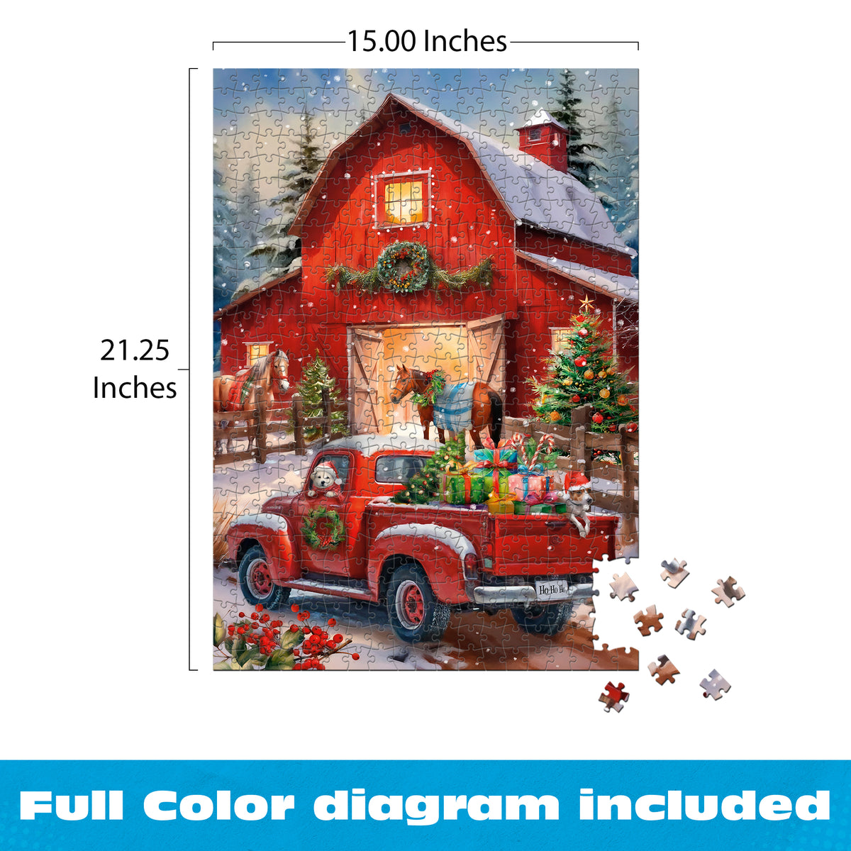 Country Life: Delivering Christmas 500 Piece Jigsaw Puzzle