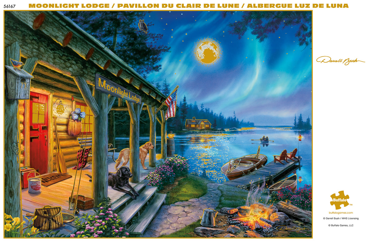 Gold Collection: Moonlight Lodge 1000 Jigsaw Puzzle