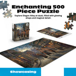Silver Select: Harry Potter: Diagon Alley (Thomas Kinkade) 500 Piece Puzzle