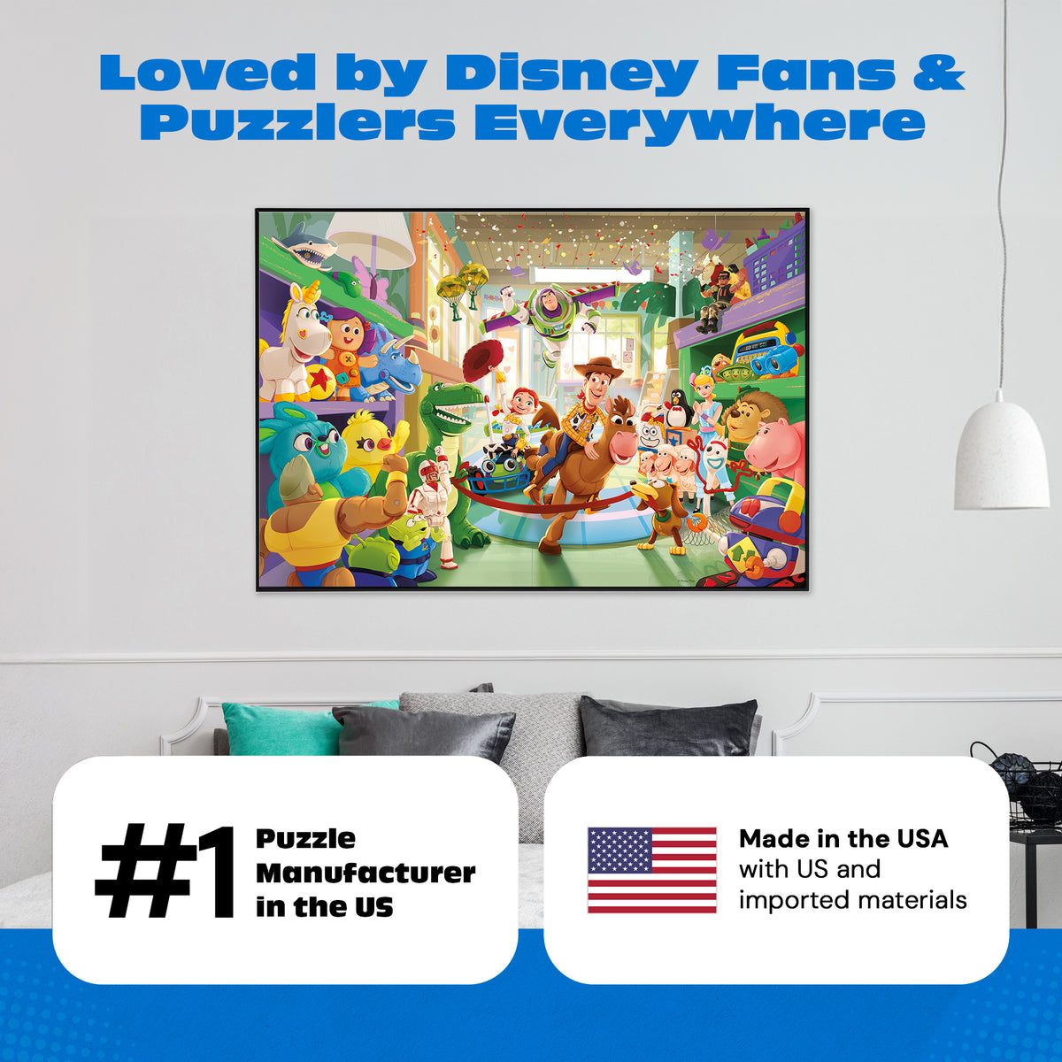 Ceaco: Silver Select: Giddy-up! Toy Story 2000 Piece Puzzle