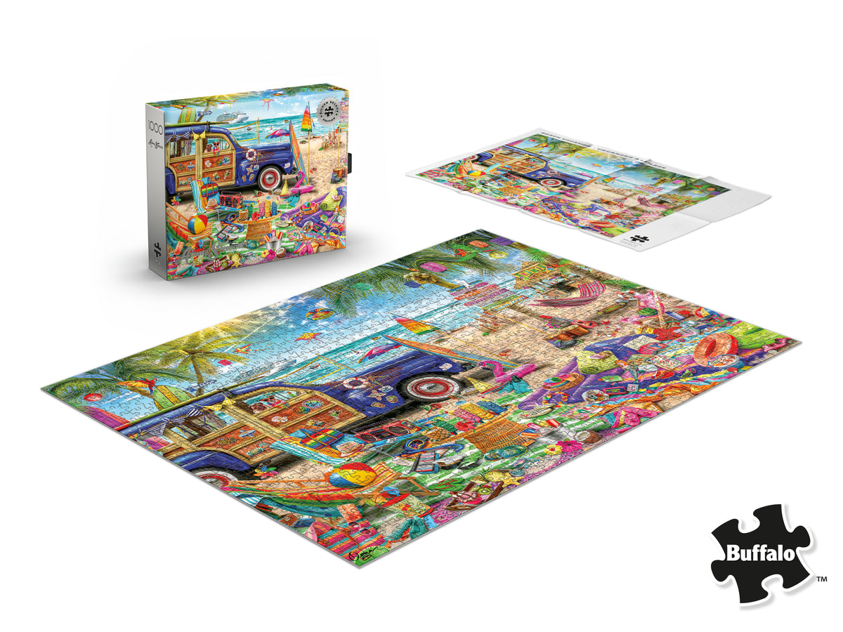 Aimee Stewart - Beach Vacation - 1000 Piece Silver Select Jigsaw Puzzle