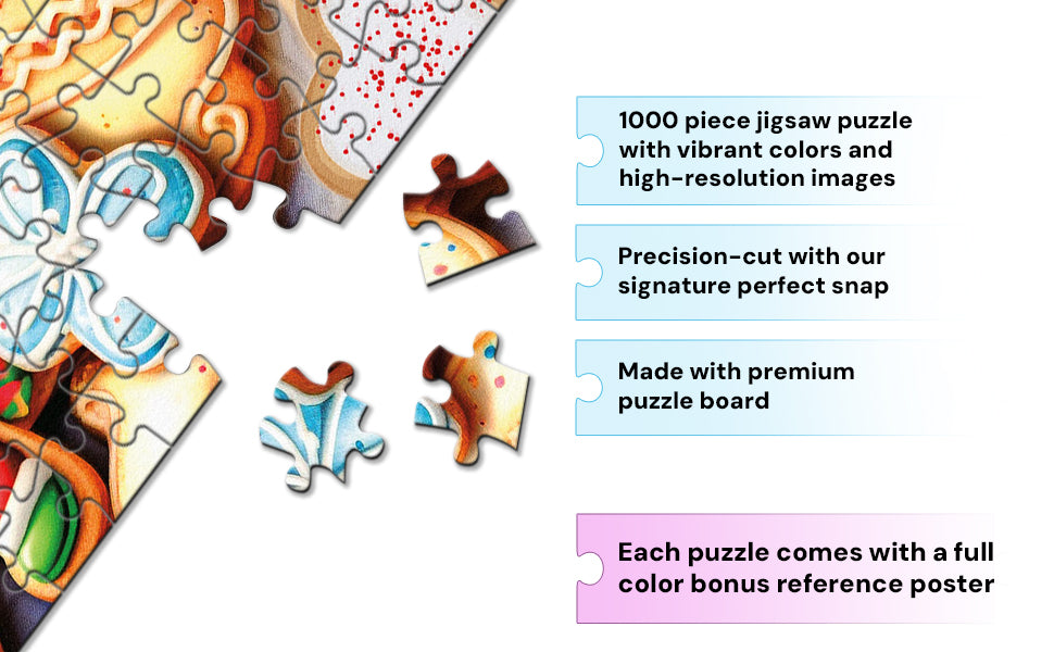 Christmas Baked Goods 1000 Piece Puzzle