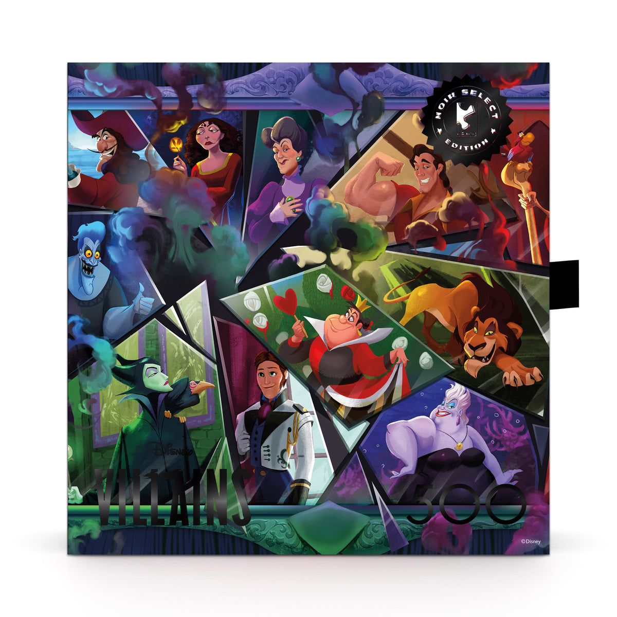 Ceaco – 500 Piece Disney Noir Select Villains Jigsaw Puzzle