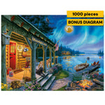 Gold Collection: Moonlight Lodge 1000 Jigsaw Puzzle