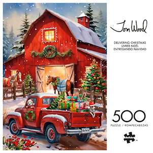 Country Life: Delivering Christmas 500 Piece Jigsaw Puzzle