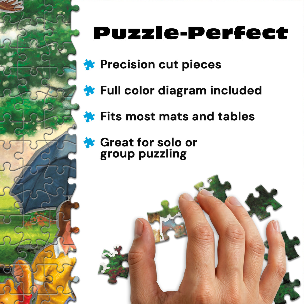 Thomas Kinkade Disney Silver Select: Winnie the Pooh 500 Piece Puzzle