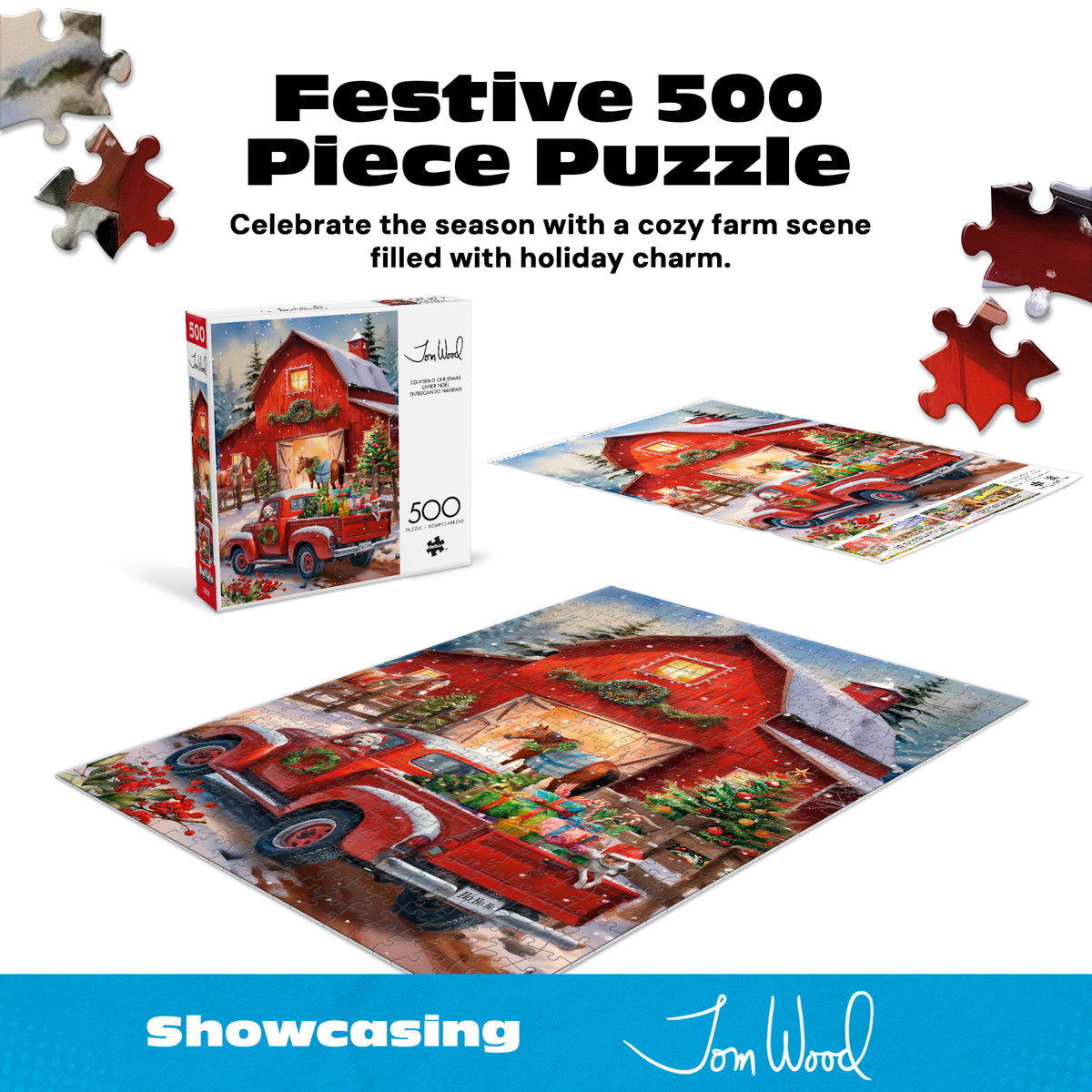 Country Life: Delivering Christmas 500 Piece Jigsaw Puzzle