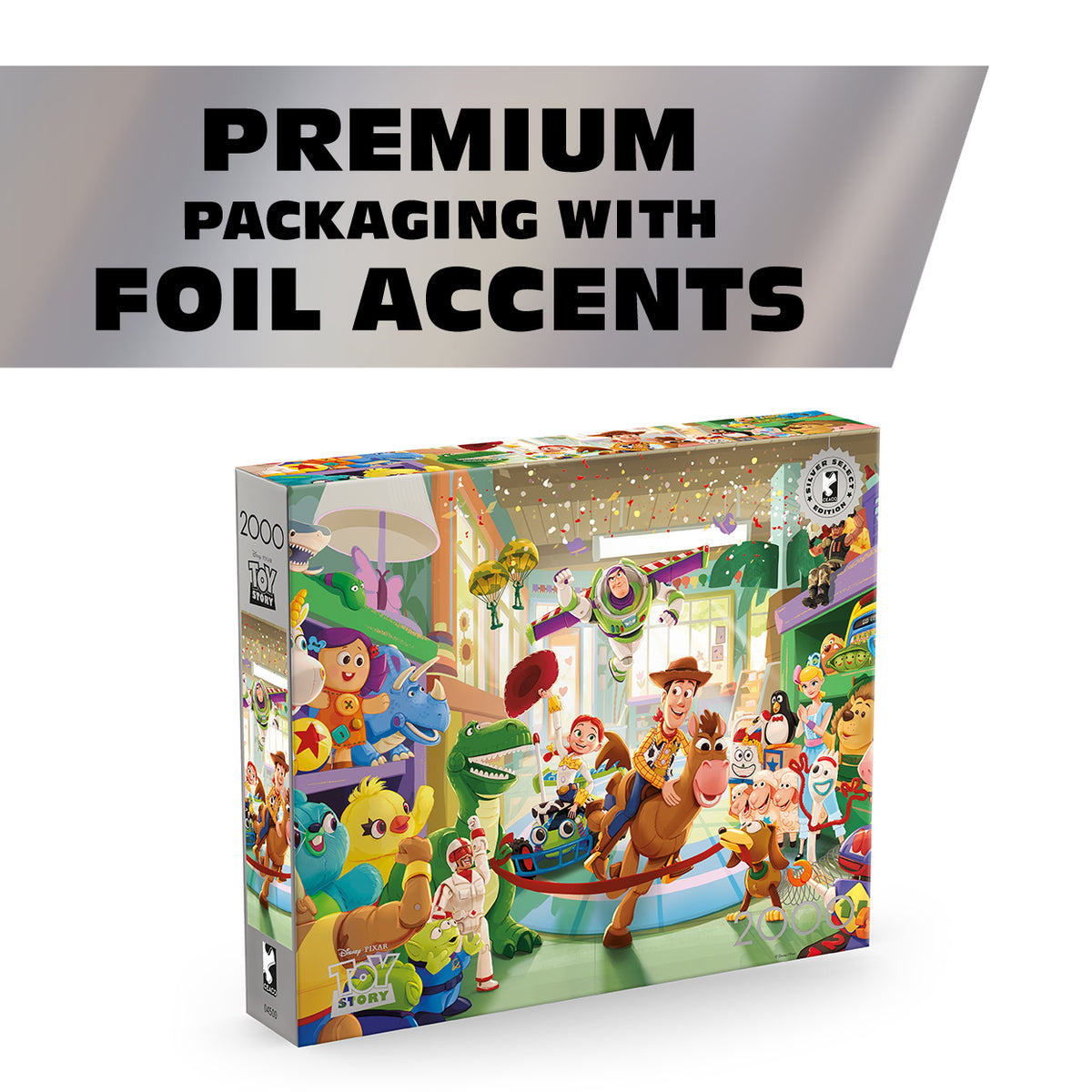 Ceaco: Silver Select: Giddy-up! Toy Story 2000 Piece Puzzle