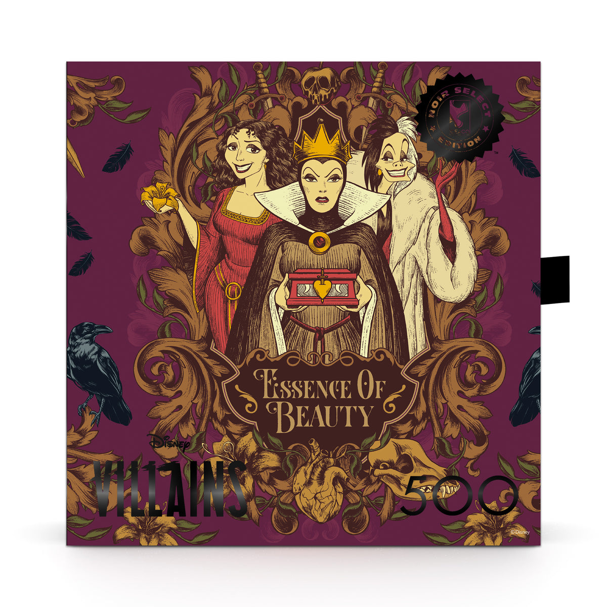 Ceaco – 500 Piece Disney Noir SVillians Essence Of Beauty Jigsaw Puzzle