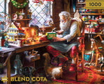 Gold Collection: Santa In His Workshop – 1000 Piece Jigsaw Puzzle