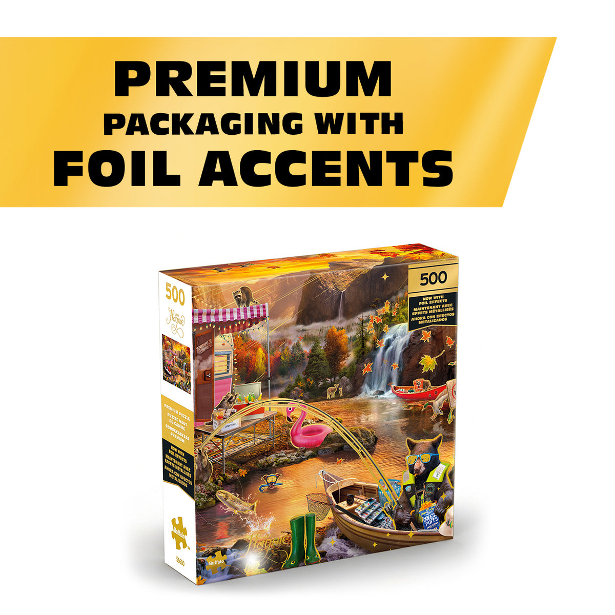 Gold Collection: Animal Campers 500 Piece Puzzle