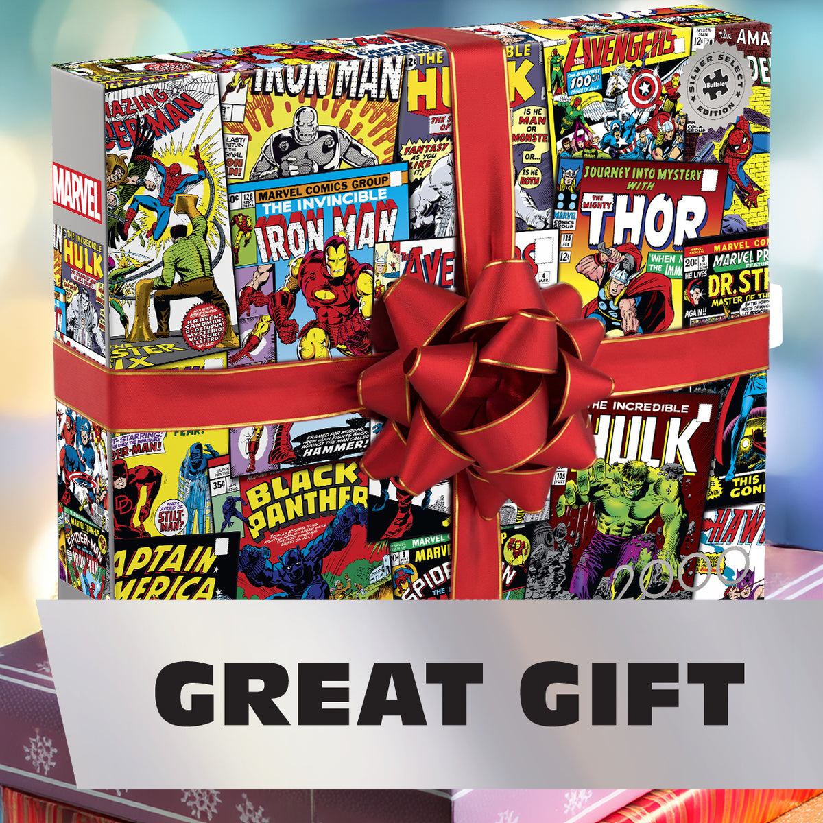 Silver Select: Marvel Comic Collage 2000 Piece Puzzle