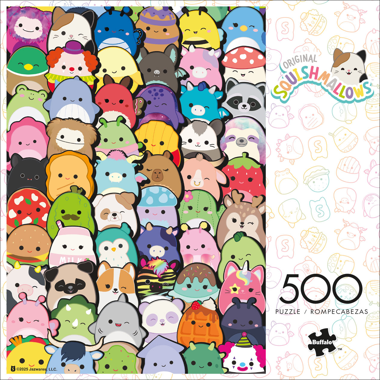 Squishmallows Collage - 500 Piece Jigsaw Puzzle