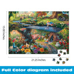 Thomas Kinkade Disney Silver Select: Alice in Wonderland 500 Piece Puzzle