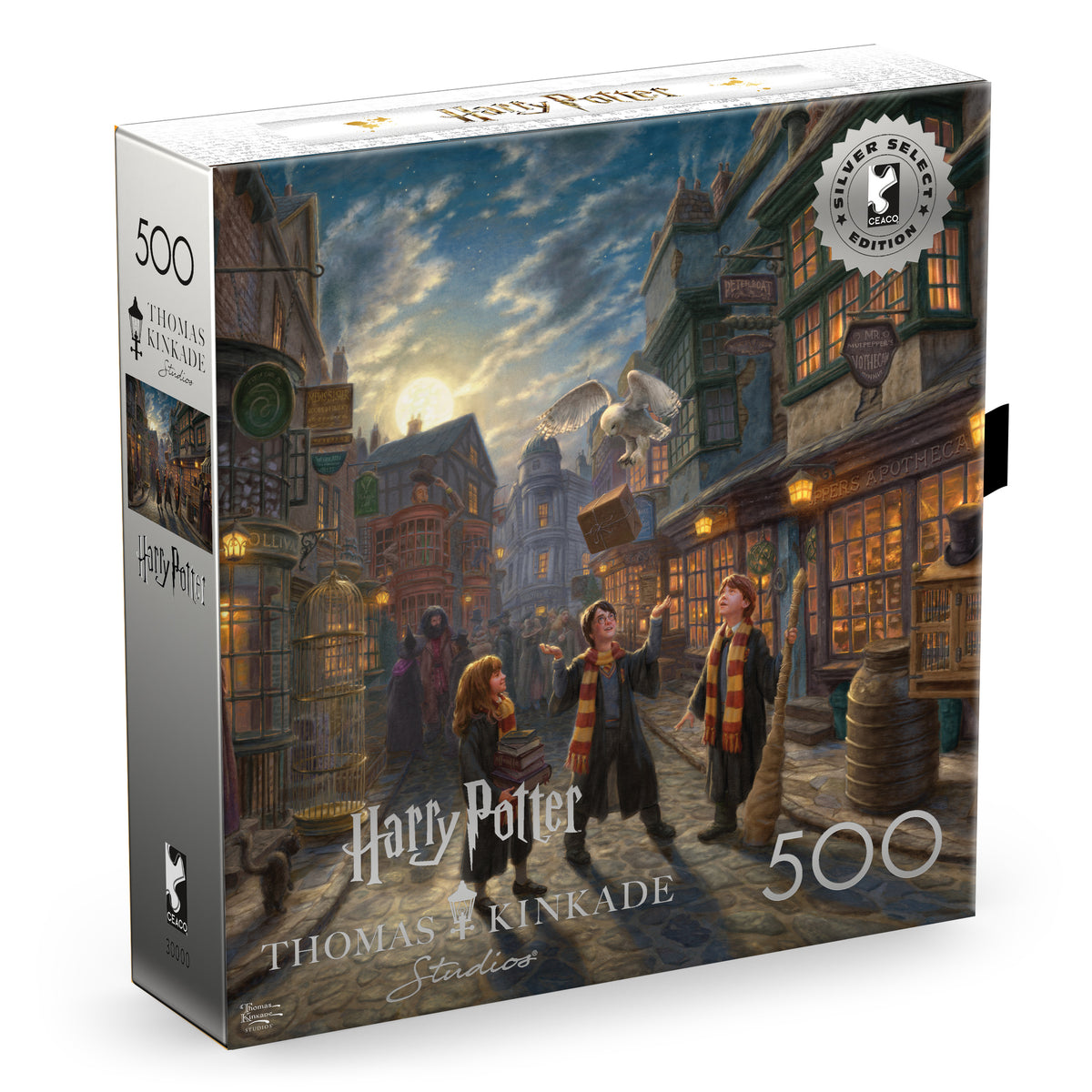 Silver Select: Harry Potter: Diagon Alley (Thomas Kinkade) 500 Piece Puzzle