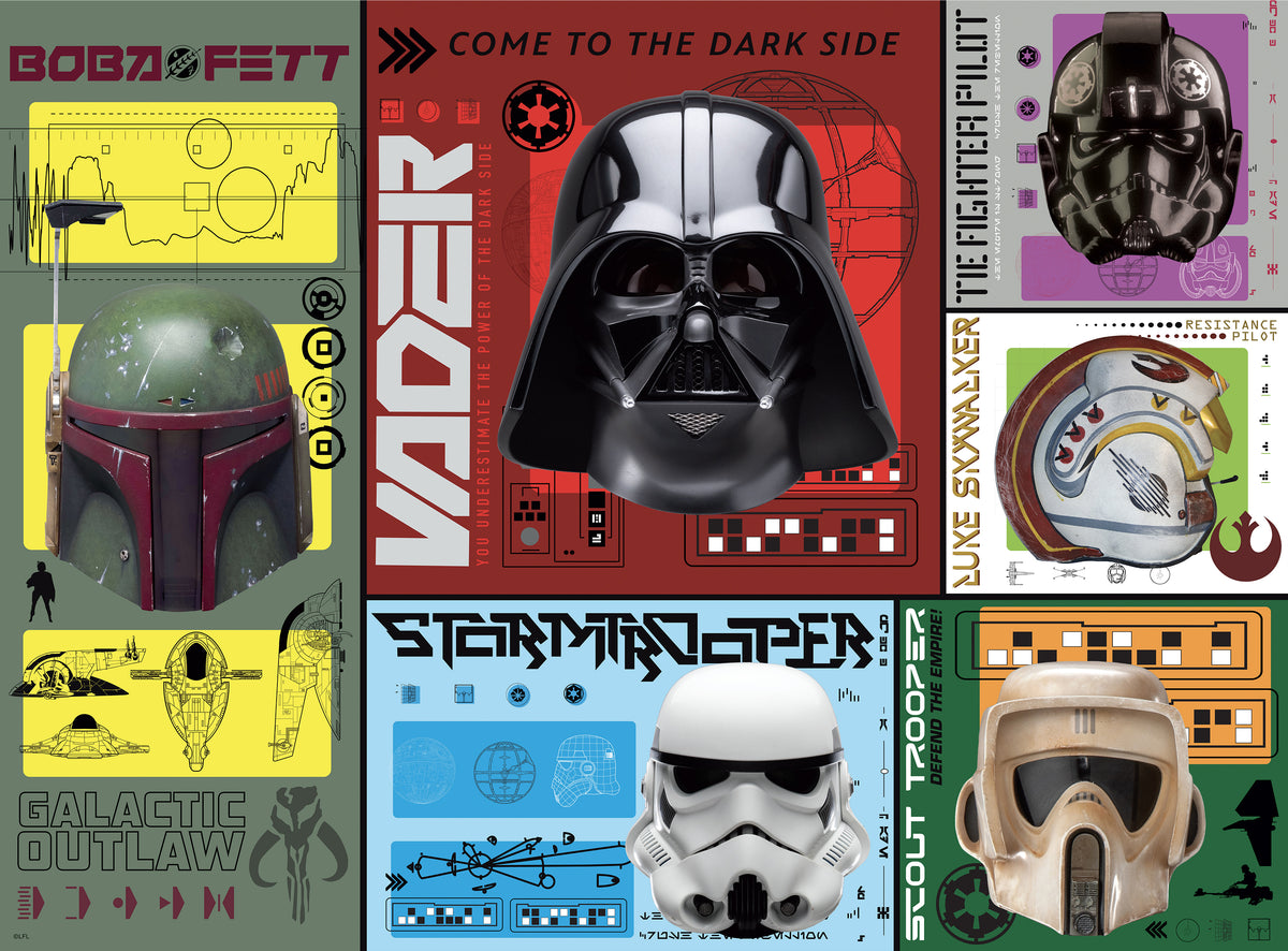 Star Wars Helmets 1000 Piece puzzle for Adults - Sapphire Select
