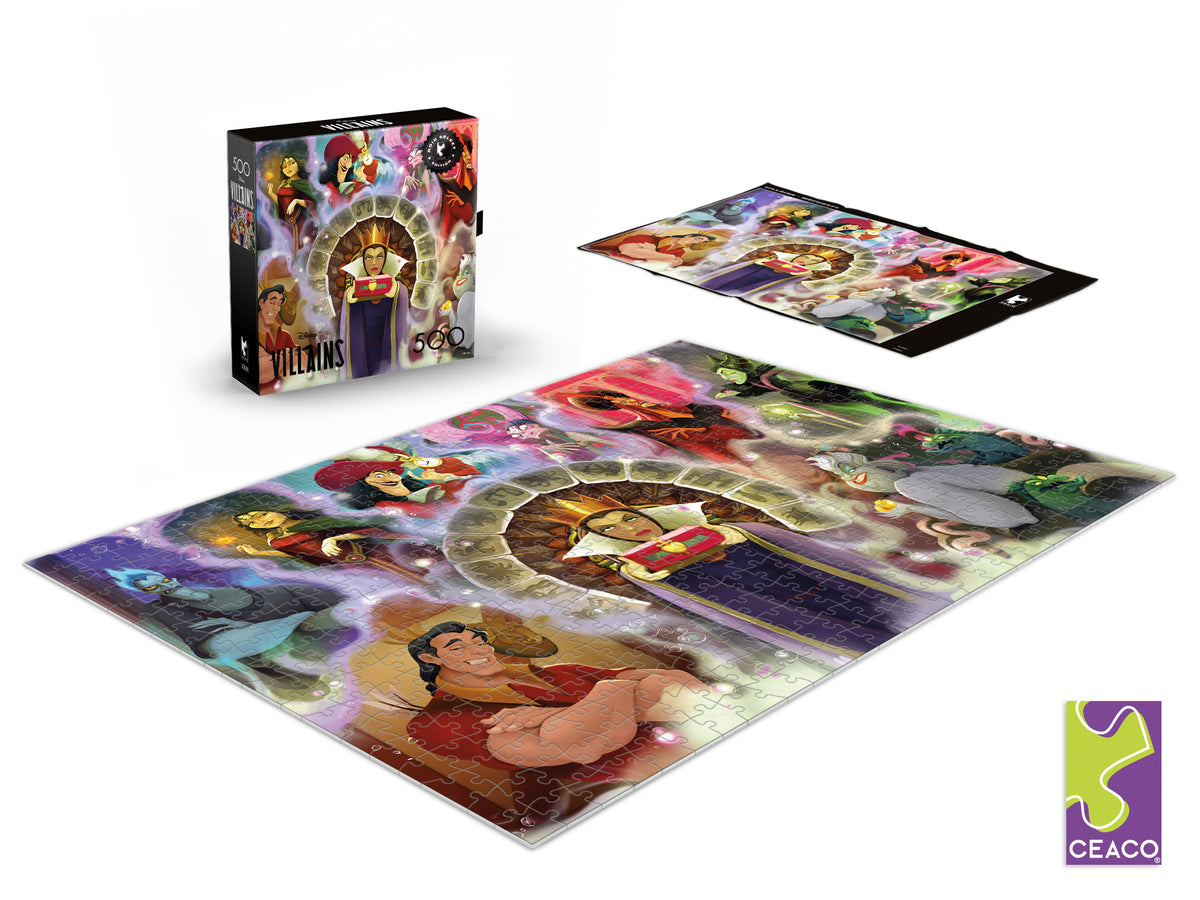 Noir Select: Disney Villains 500 Piece Puzzle