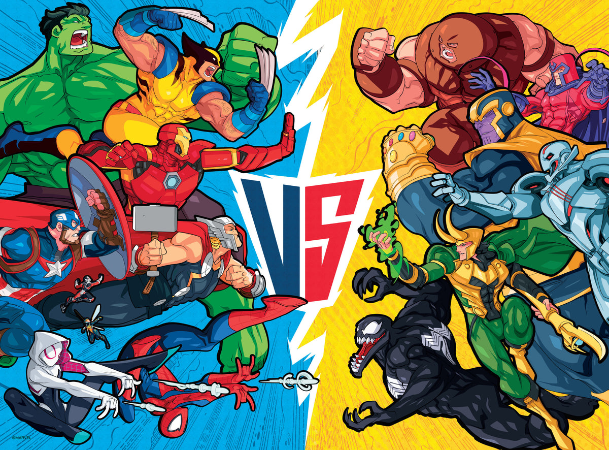 Marvel Versus puzzle for Adults, Sapphire Select - 1000 Pieces Jigsaw Puzzle