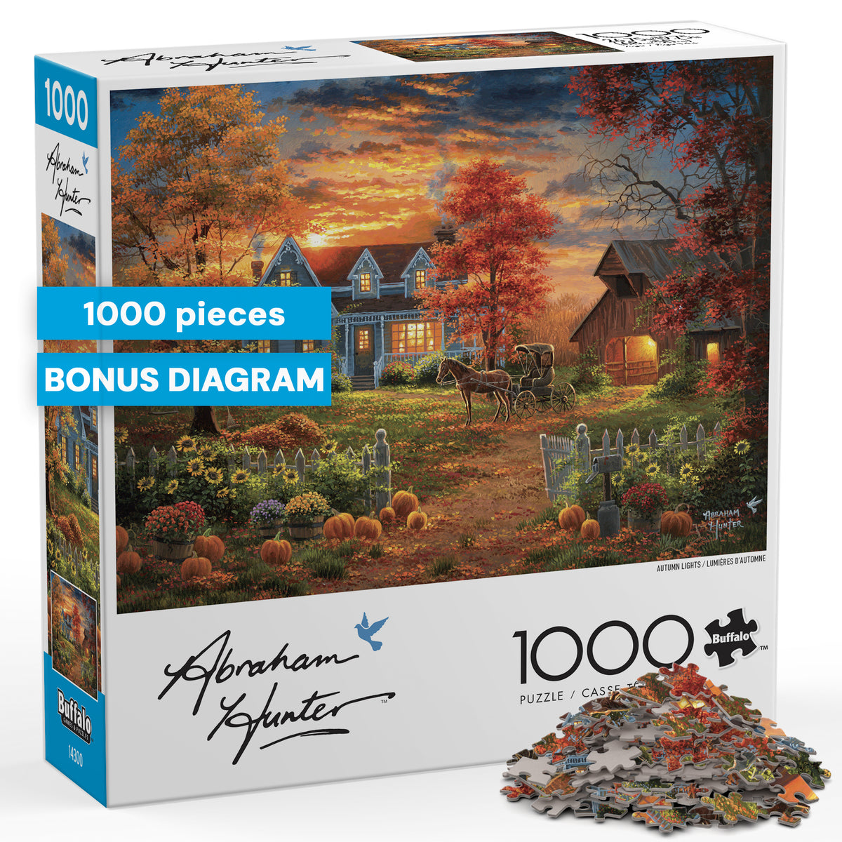 Abraham Hunter: Autumn Lights 1000 Piece Puzzle