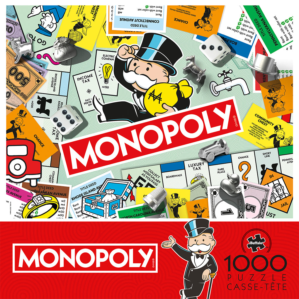 Monopoly Collage 1000 Piece Puzzle