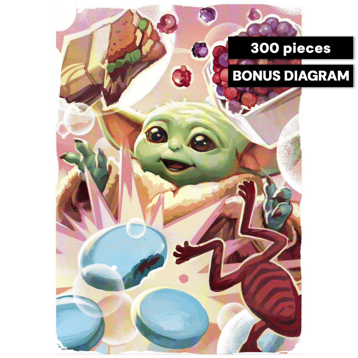 Star Wars: Snack Time for Grogu 300 Piece Puzzle