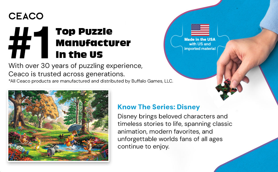 Thomas Kinkade Disney Silver Select: Winnie the Pooh 500 Piece Puzzle