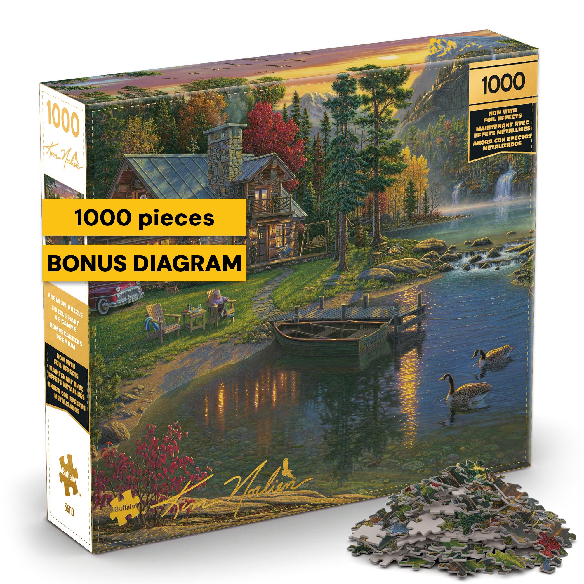 Gold Collection: Mountain Paradise 1000 Piece Puzzle