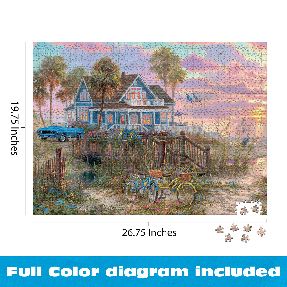 Abraham Hunter: Beach Life 1000 Piece Puzzle