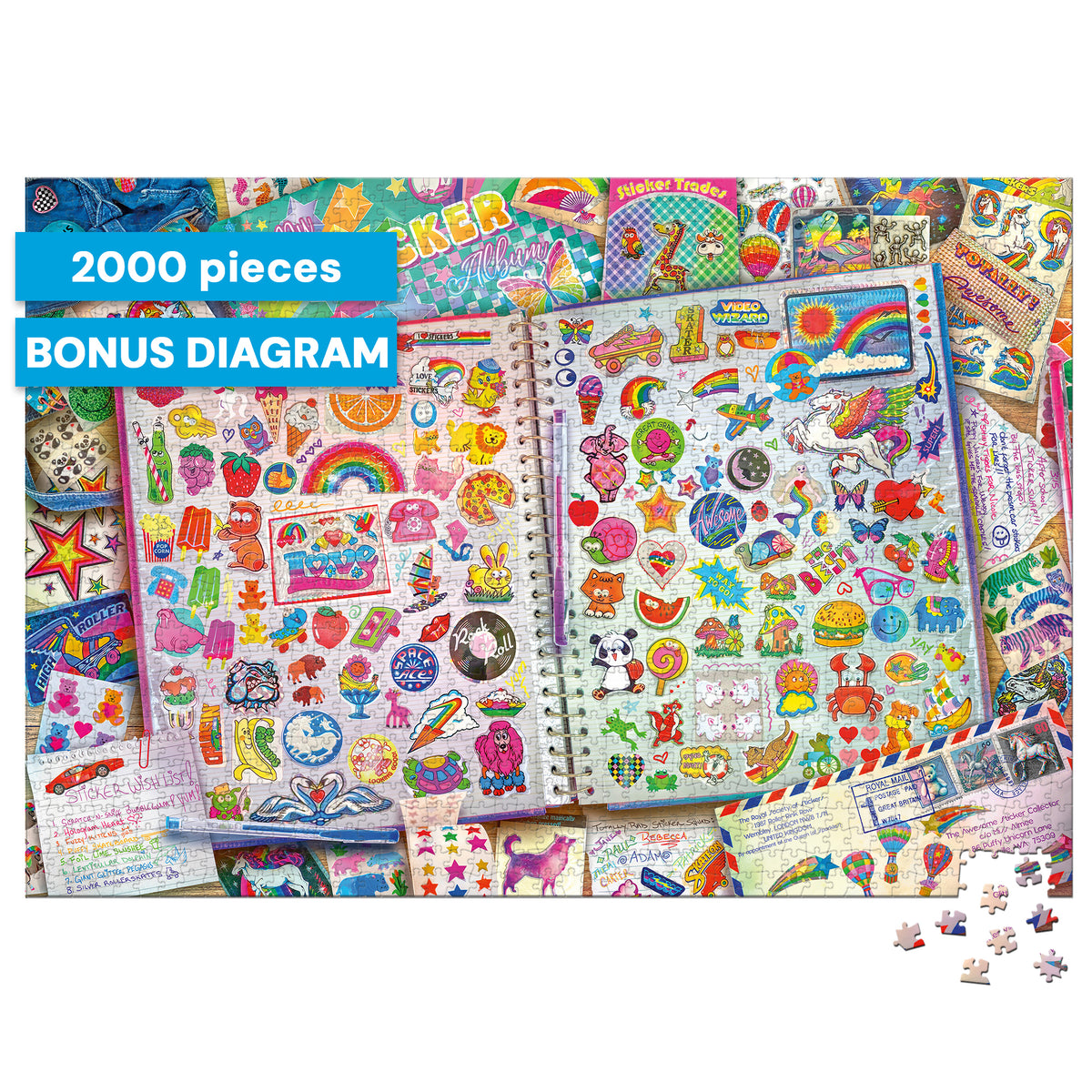 Aimee Stewart: My Rad Sticker Collection 1987 - 2000 Piece Puzzle