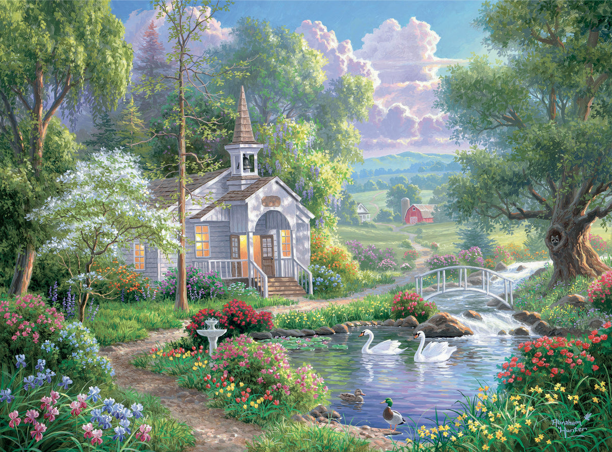 Abraham Hunter: Joyful Chapel 1000 Piece Puzzle