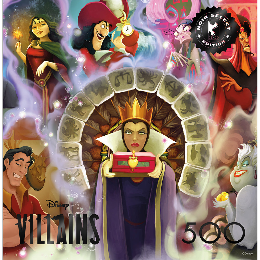 Noir Select: Disney Villains 500 Piece Puzzle