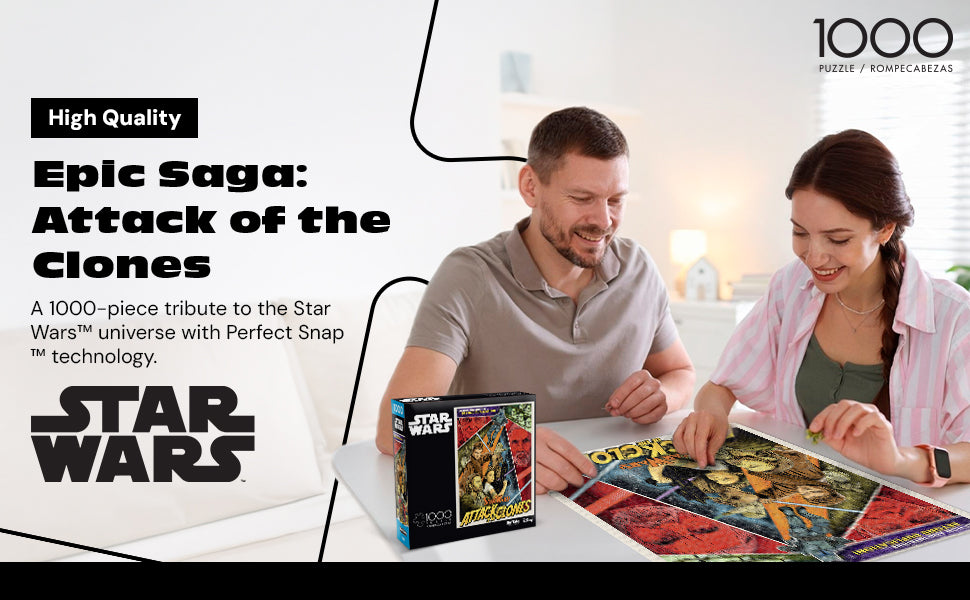 Star Wars™ Attack of the Clones -  1000 Piece Jigsaw Puzzle
